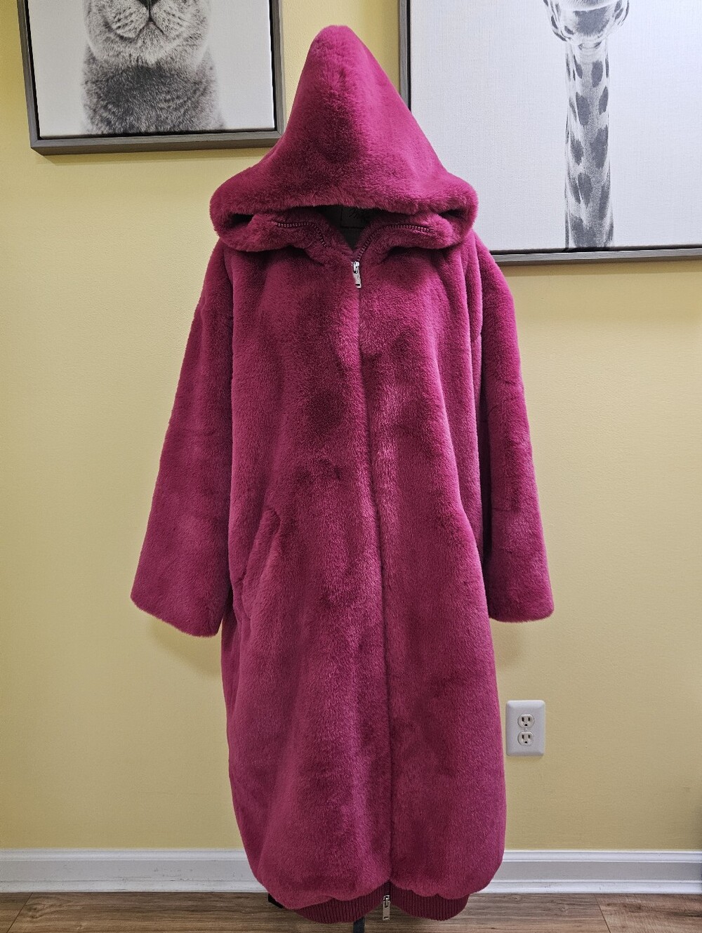 NWOT UGG Koko Oversized Faux Fur Coat